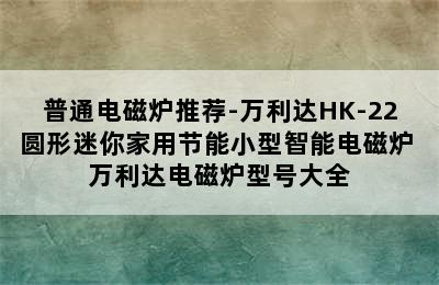 普通电磁炉推荐-万利达HK-22圆形迷你家用节能小型智能电磁炉 万利达电磁炉型号大全